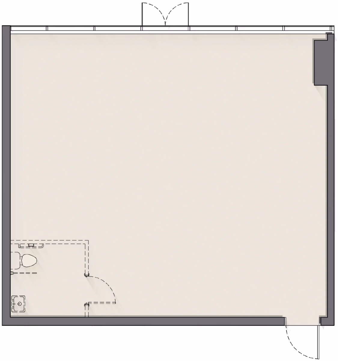 תוכנית חנות · Retail 3 ב־נדל"ן להשקעה Ellington Windsor House 2, באזור Dubai South, דובאי