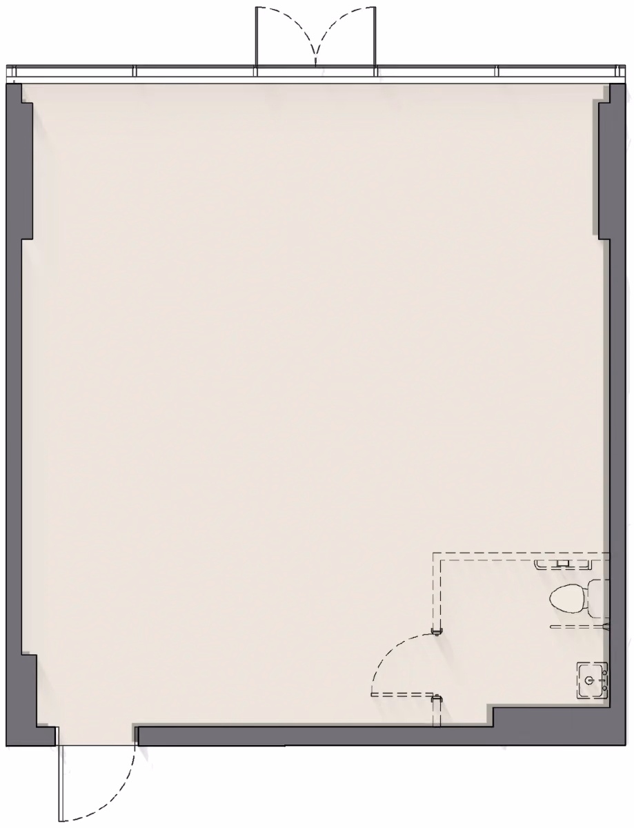 תוכנית חנות · Retail 6 ב־נדל"ן להשקעה Ellington Windsor House 2, באזור Dubai South, דובאי