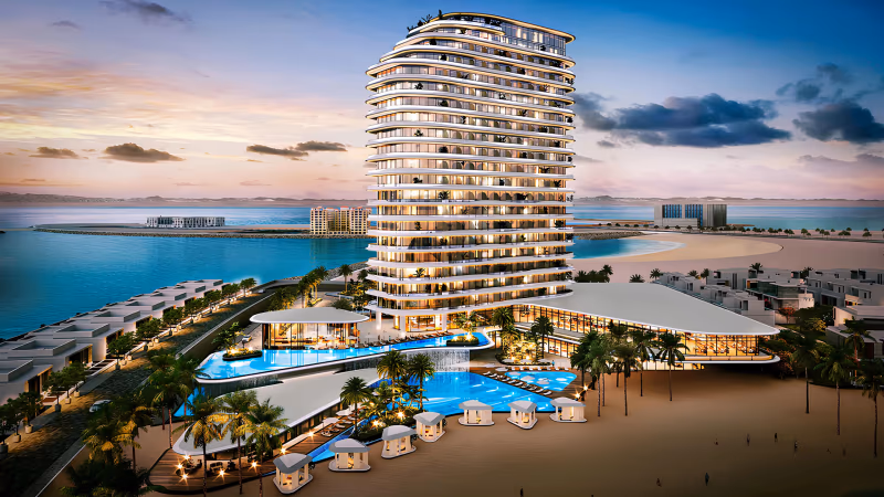 Dubai Investments Company Danah Bay Residential Tower באזור Al Marjan Island, ראס אל ח׳יימה