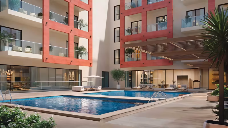 UniEstate Carmel Residence באזור Jumeirah Village Circle (JVC), דובאי