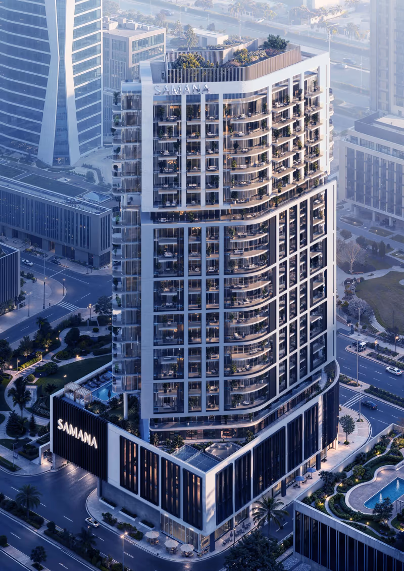 Samana Downtown One באזור Downtown Jebel Ali, דובאי