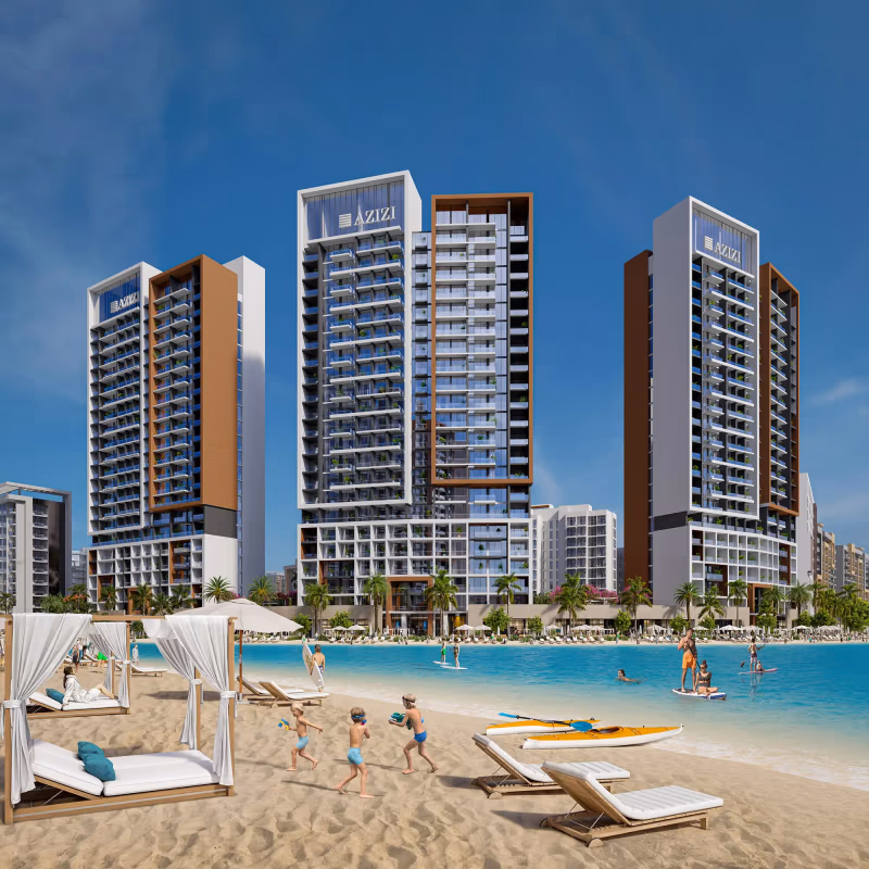 Azizi Riviera Beachfront באזור MBR City, דובאי